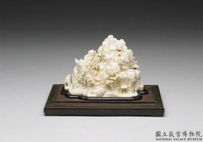 图片[2]-Ivory miniature landscape with human figures, by Feng Qi, 1738 C.E.-China Archive